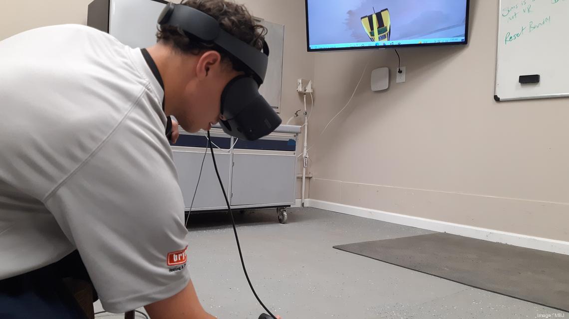 ‘A different way of learning:’ Plumbing/HVAC co. uses VR to train new workers amid labor shortage